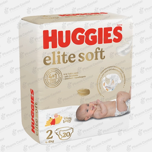 Huggies Elite Soft (2) տակդիրներ (4 - 6 կգ) №20