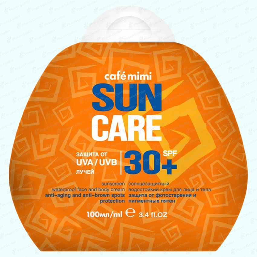 Эколаб Кафе Мими солнцезащитный крем д/лица и тела SPF 30  100мл