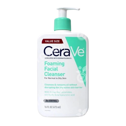 CeraVe Пенка для умывания для лица для нормальной и жирной кожи 473мл