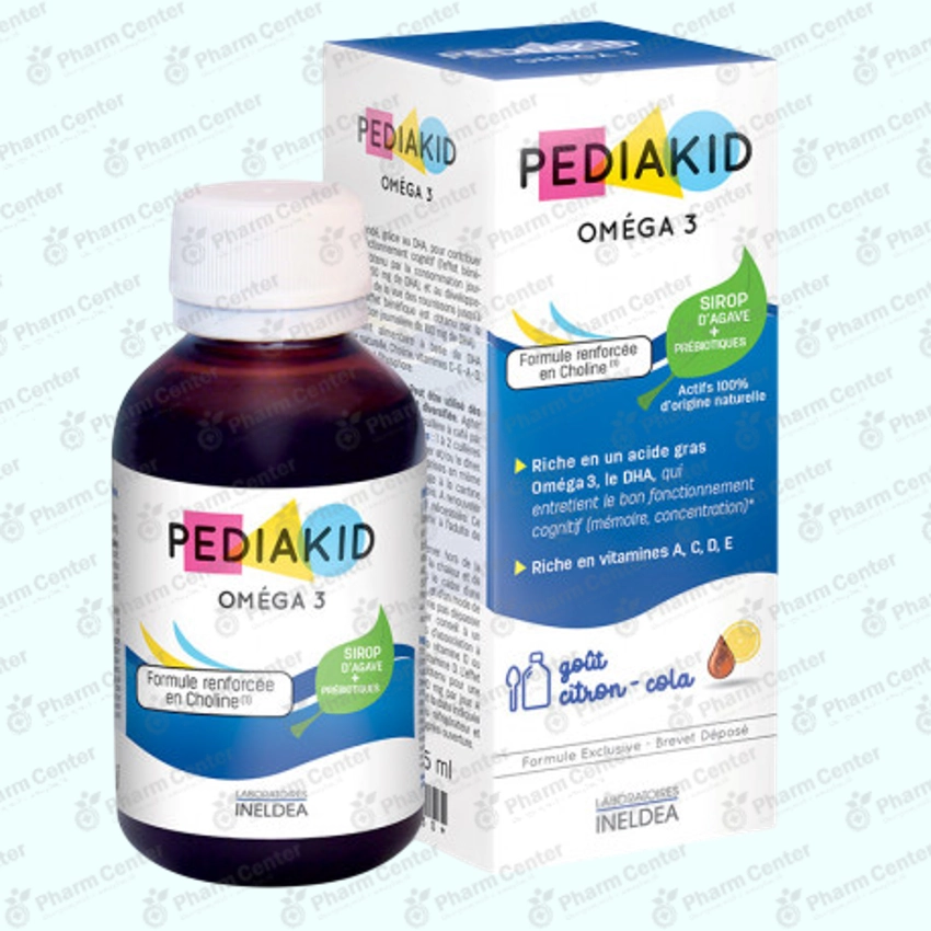 PEDIAKID Omega 3 Sirop Օմեգա 3 օշարակ 125մլ