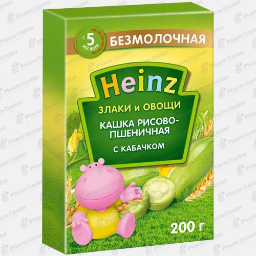 Heinz շիլա ոչ կաթնային՝ ցորեն, բրինձ և դդմիկ (5ամս+) 200գ №1
