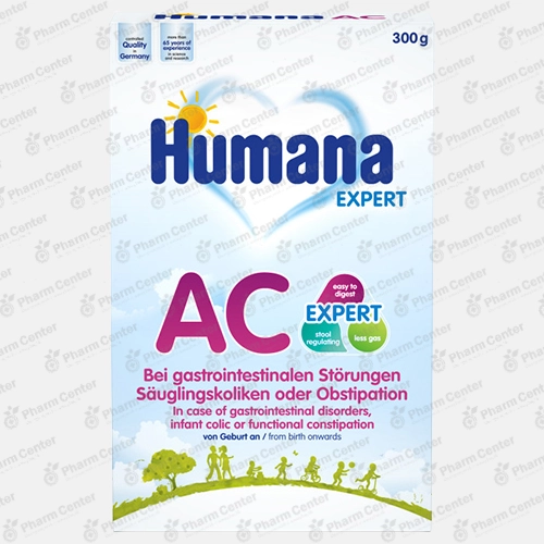Humana AC կաթնախառնուրդ Անտիկոլիկ 0+ 300գր