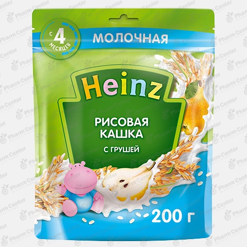 Heinz շիլա կաթնային՝ բրինձ, տանձ և Օմեգա 3 (4 ամս+) 200գ №1