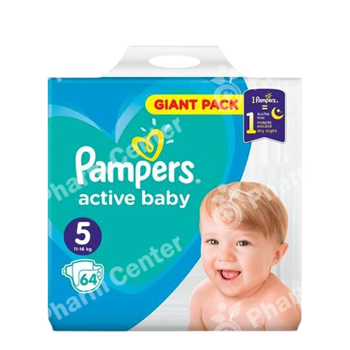 Pampers Active Baby №5 տակդիրներ 11-16 կգ x 64