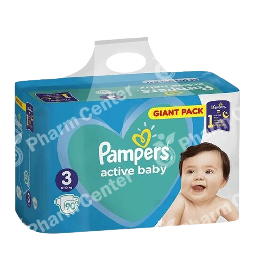 Pampers Active Baby №3 տակդիրներ 6-10 կգ x 90