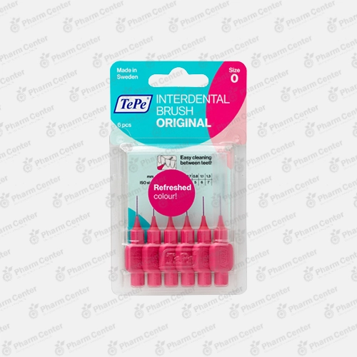 Tepe зубная щетка-ершик Idb Pink blister 0.4mm 0(S)  х6