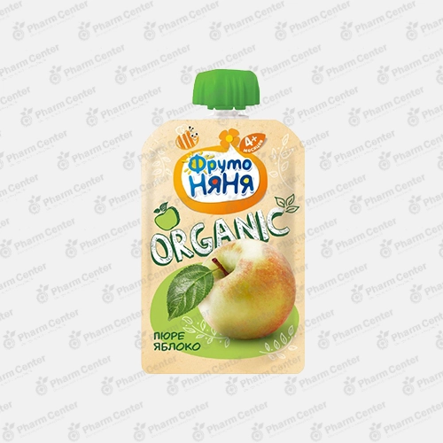 ФрутоНяня խյուս խնձոր Organic (4 ամս+) 90գ պաուչ №1
