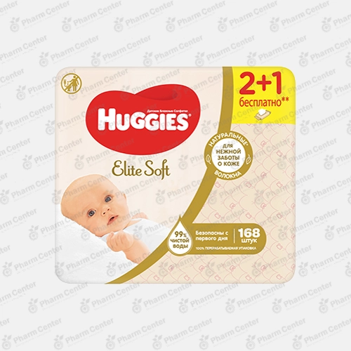 Huggies Elite Soft խոնավ անձեռոցիկներ 3 х №56