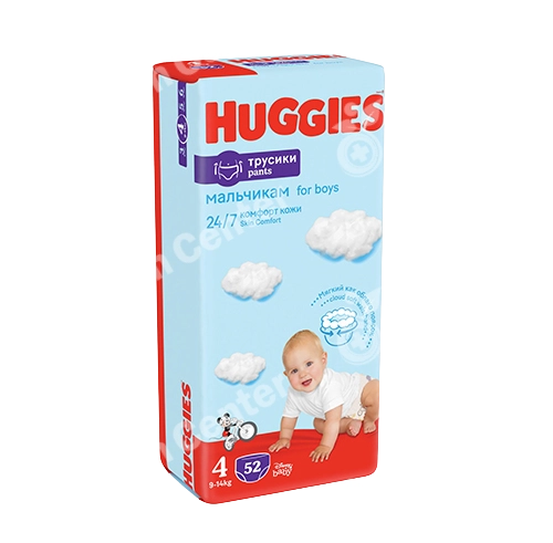 Huggies Ultra Comfort (4) վարտիքներ տղաների համար (9 - 14 կգ) №52