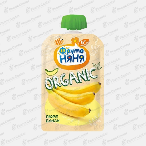 ФрутоНяня խյուս բանան Organic (6 ամս+) 90գ №1