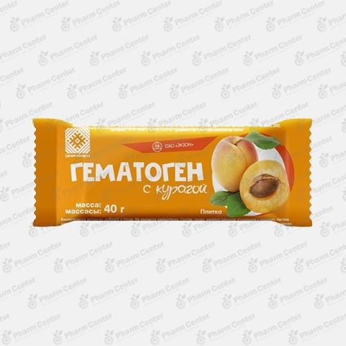 Гематоген с курагой 40г