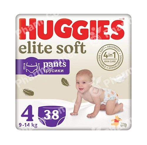 Huggies Elite Soft №4 Վարտիքներ 9-14 կգ х 38