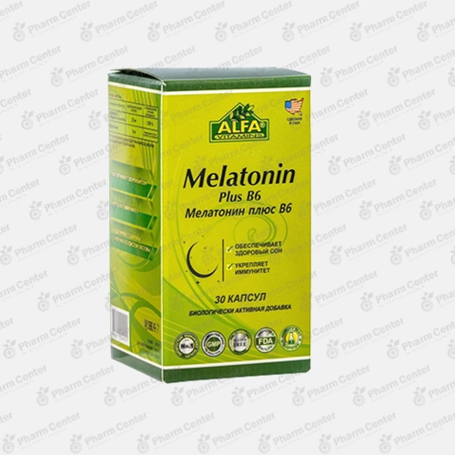 Мелатонин Б6 капс 5мг/ 25мг х 30