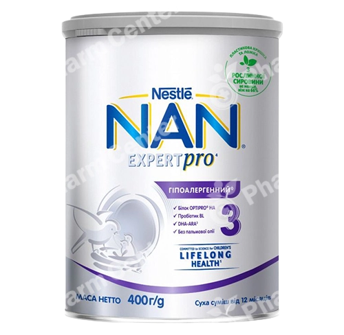 NAN №3 EXPERT pro կաթնախառնուրդ (հիպոալերգեն) 0+ 400գ