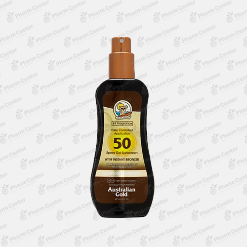 Австралиан Голд солнцезащитн. SPF50 спрей-гель с бронзером 237мл 75186