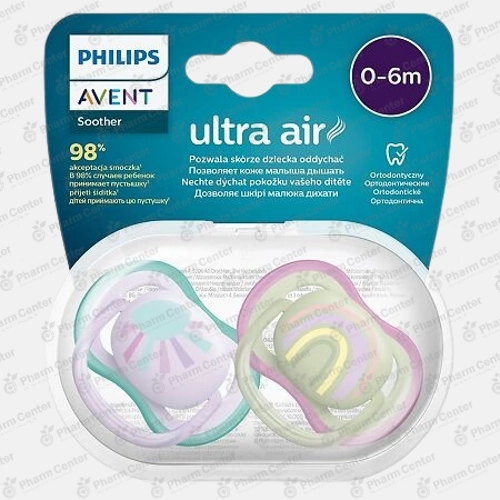 Philips AVENT Ultra Air ծծակ օրթոդոնտիկ (0 - 6 ամս+)   №2