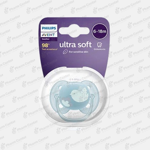 Philips AVENT 092/04 Пустышка силикон. ортодонт. 6- 18мес. х1