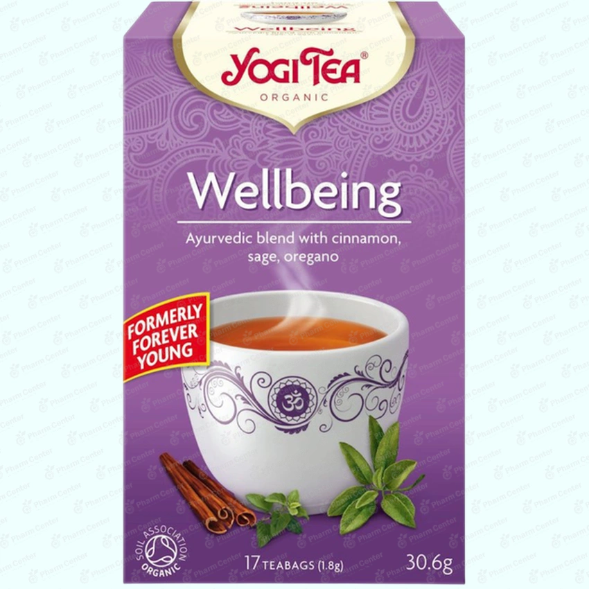 Чай в пакетиках YOGI TEA Wellbeing Для хорошего самочувствия 1,8г х 17