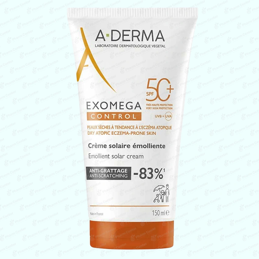 А-Дерма Экзомега Контроль крем SPF50+ д/сухой атопич экз кожи 150мл 269650