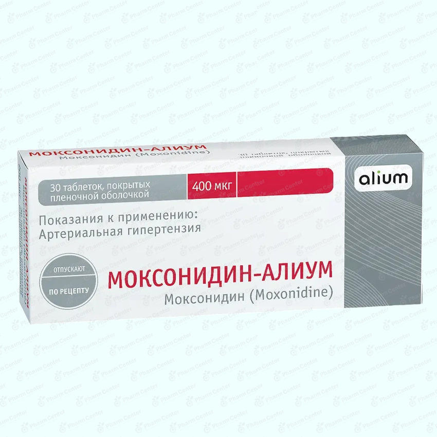 Моксонидин-Алиум таб п/о 0.4мг х 30