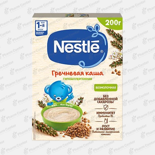 Nestle շիլա ոչ կաթնային՝ հնդկաձավարով 4 ամս+ 200գ