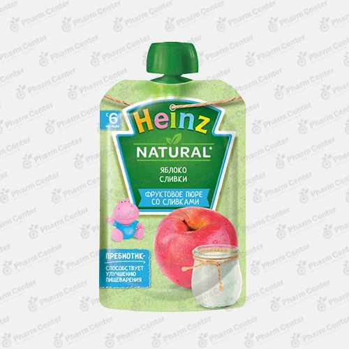 Heinz խյուս խնձոր և սերուցք (6 ամս.+) 90գ պաուչ №1