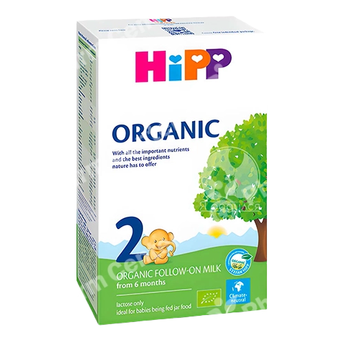 Hipp Organic (2) կաթնախառնուրդ (6 - 12ամս+) 300գ №1
