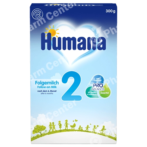 Humana №2 կաթնախառնուրդ Օմեգա 3-ով (6 ամս.+) 300գ
