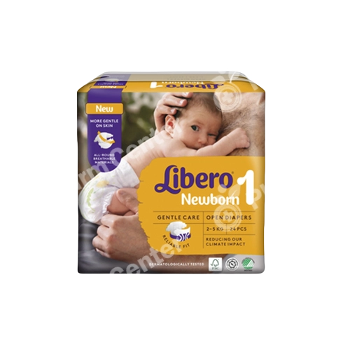 Libero Newborn №1 տակդիրներ 2-5 կգ x 24
