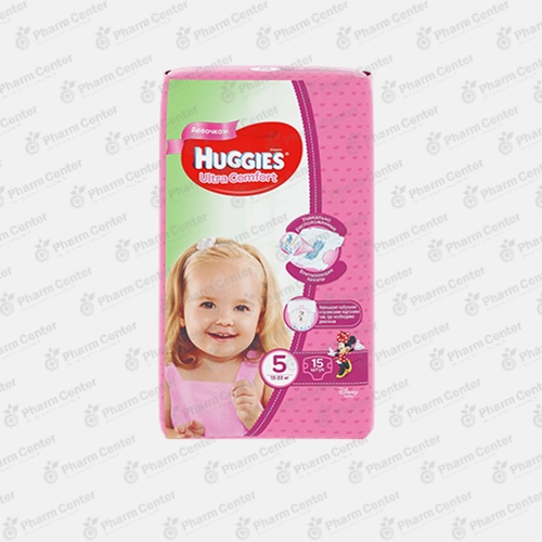 Huggies Ultra Comfort (5) տակդիրներ աղջիկների համար (12 - 22 կգ) №15