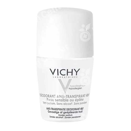 Vichy дезодорант шариковый для чувствительной кожи 48ч 50мл