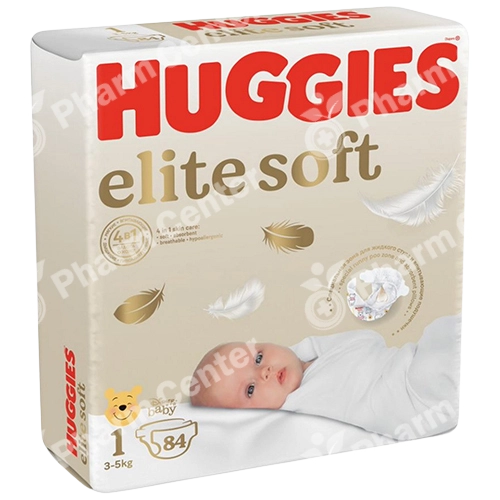 Huggies Elite Soft №1 տակդիրներ 3-5 կգ x 84