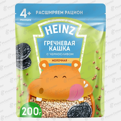 Heinz շիլա կաթնային՝ հնդկաձավար, սալորաչիր և Օմեգա 3 (4 ամս+) 200գ №1