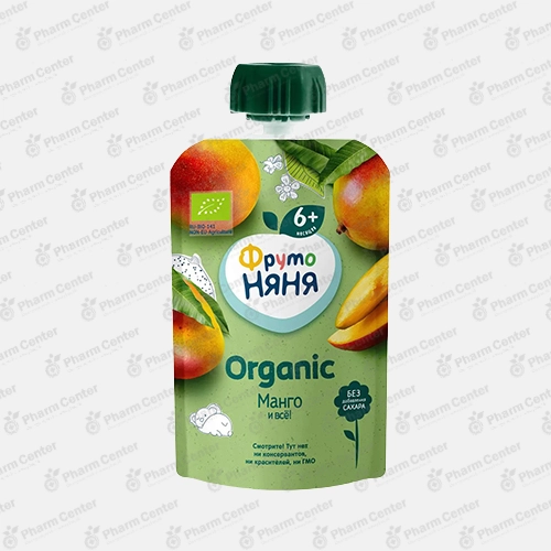 ФрутоНяня խյուս մանգո Organic (6 ամս+) 90գ պաուչ №1